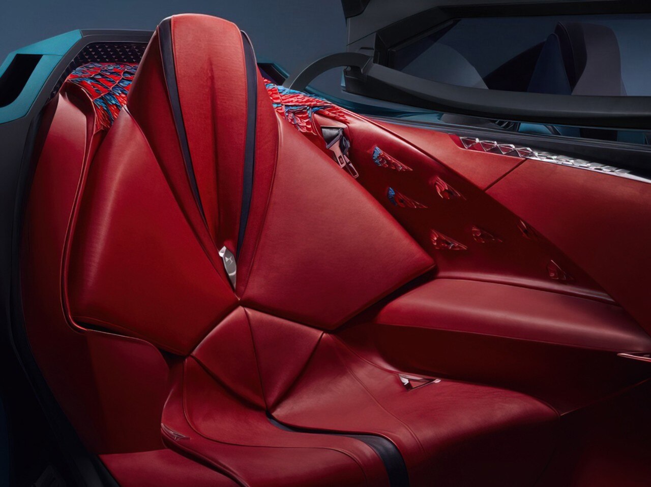 Sjedalo s pernatom zvijezdom koncepta DS X E-TENSE